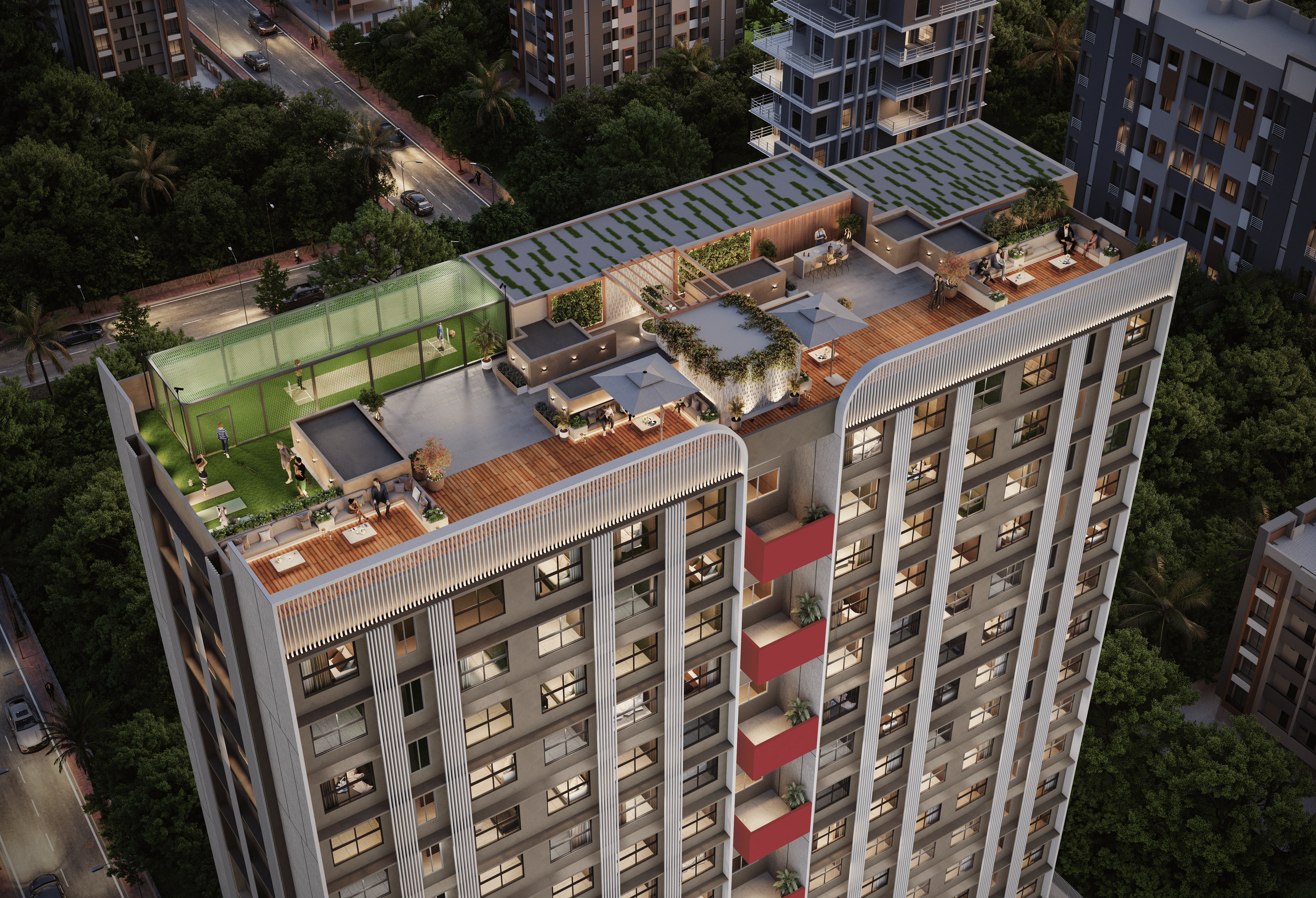 1, 2 & 3 BHK sea view homes in Versova